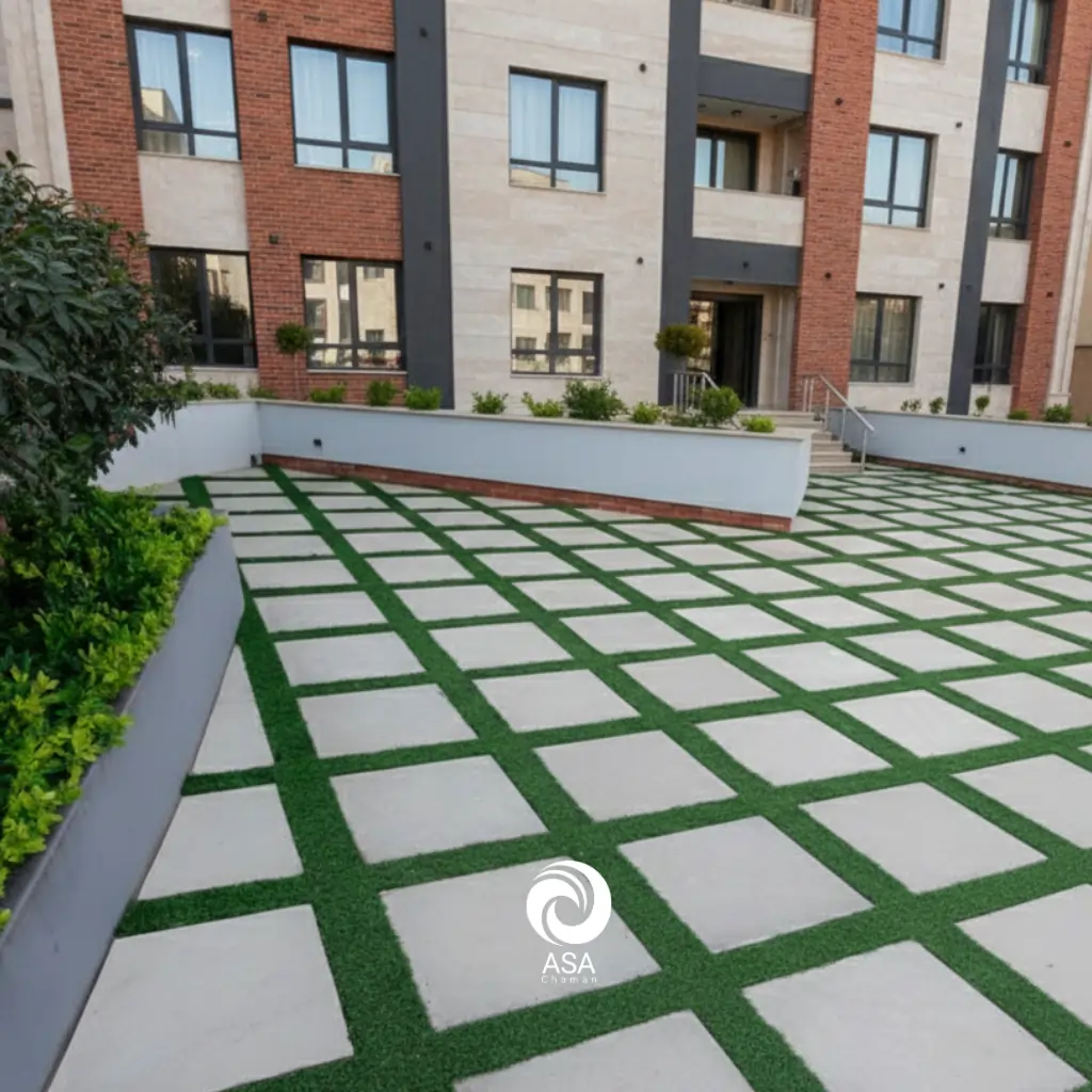 چمن مصنوعی بین سنگی