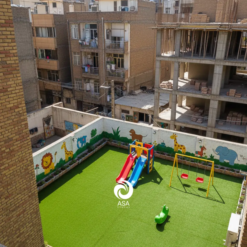 چمن مصنوعی رشته ای