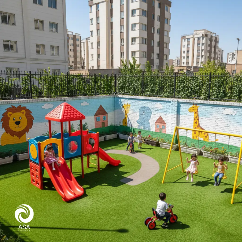 چمن مصنوعی لایه سنگی تجاری