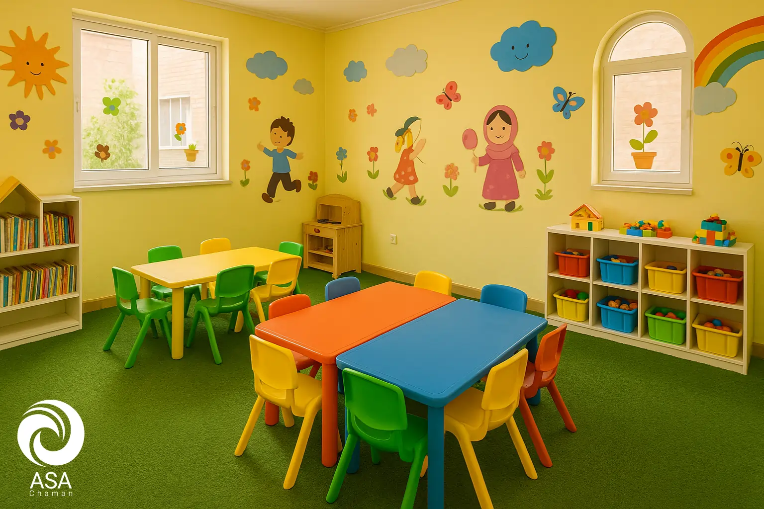 چمن مصنوعی بالکن