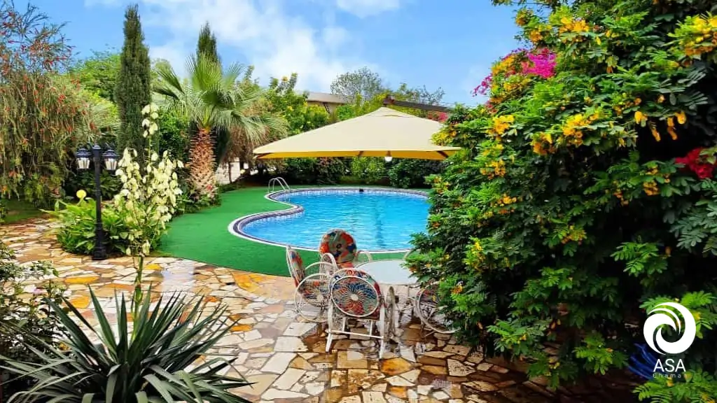 چمن مصنوعی دور استخر