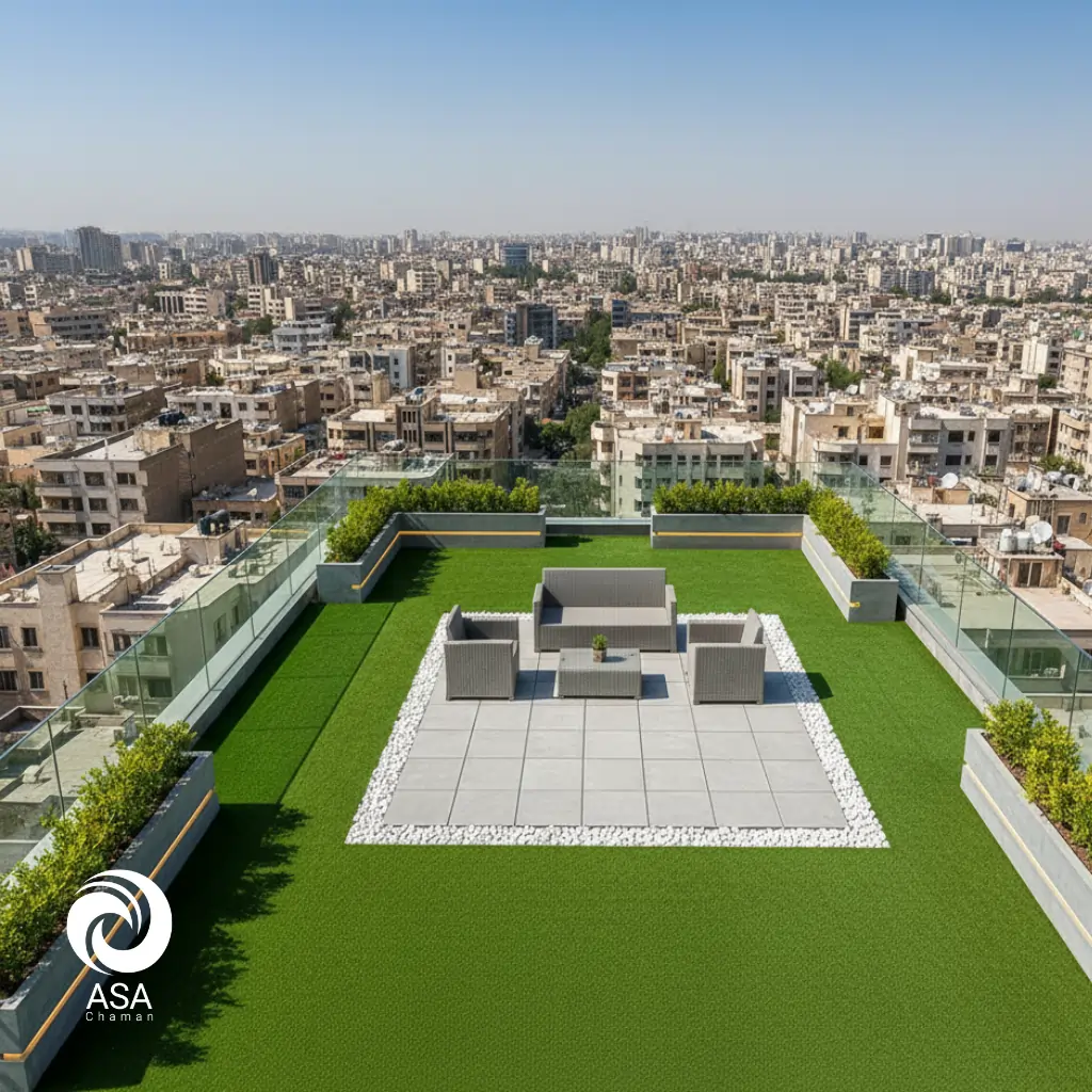 چمن مصنوعی در ویلا و شمال