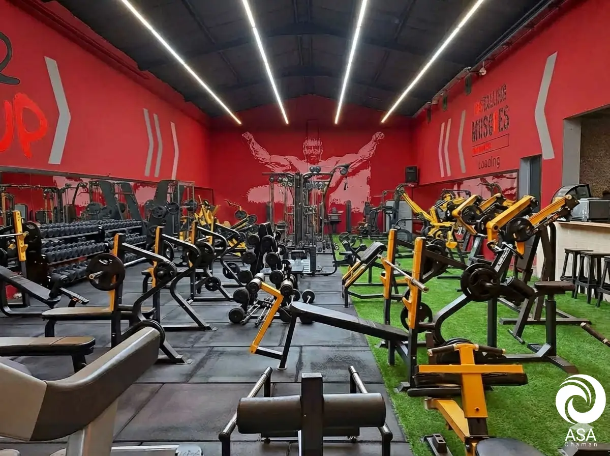 چمن مصنوعی باشگاه بدنسازی