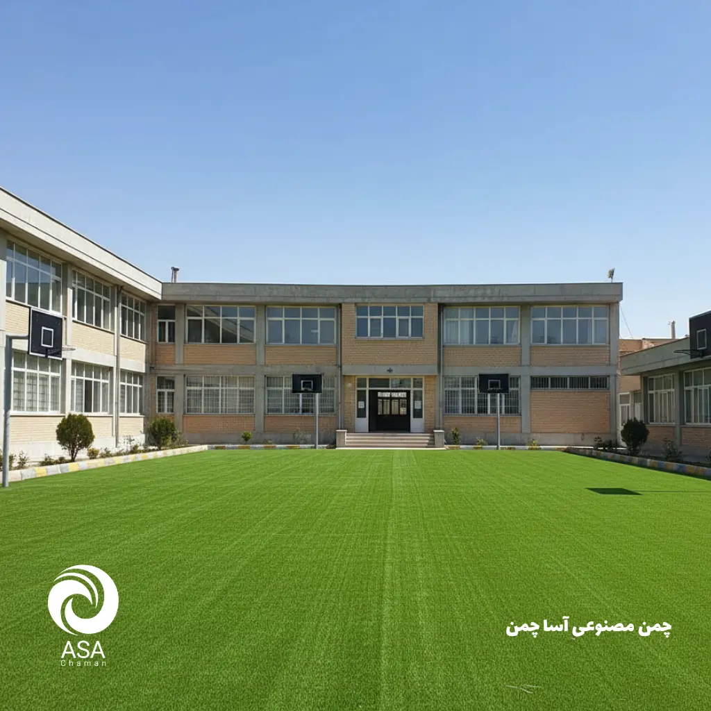 چمن مصنوعی فضای آموزشی