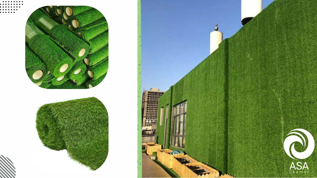 چمن مصنوعی دیوار