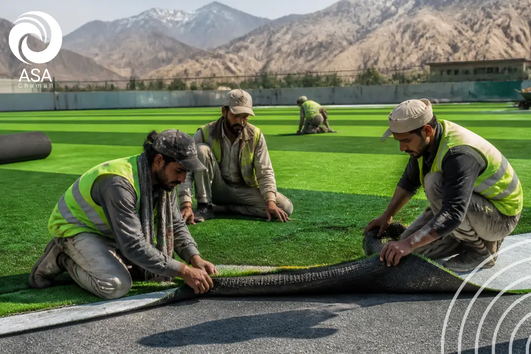 قیمت چمن مصنوعی افغانستان از ایران