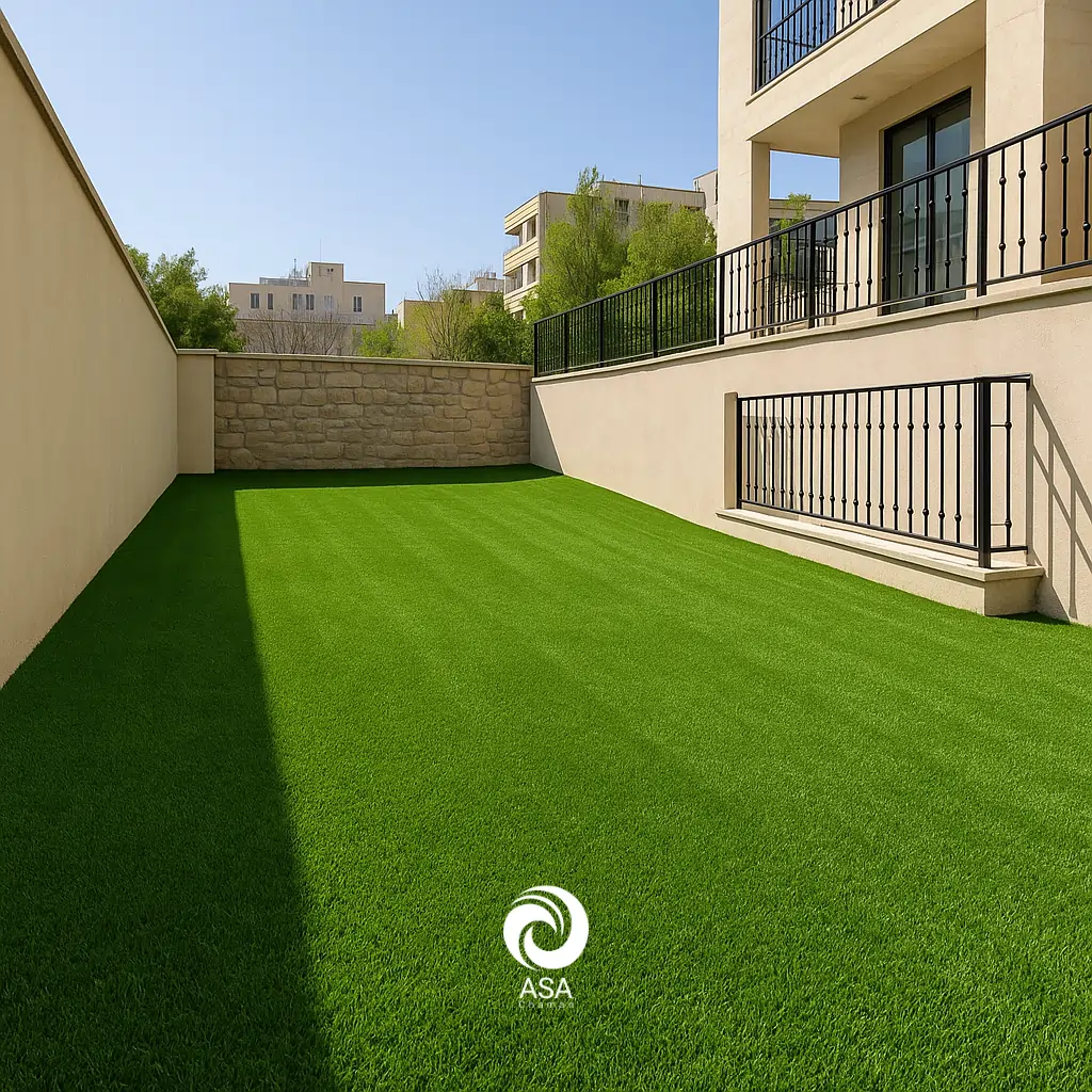چمن مصنوعی در تراس
