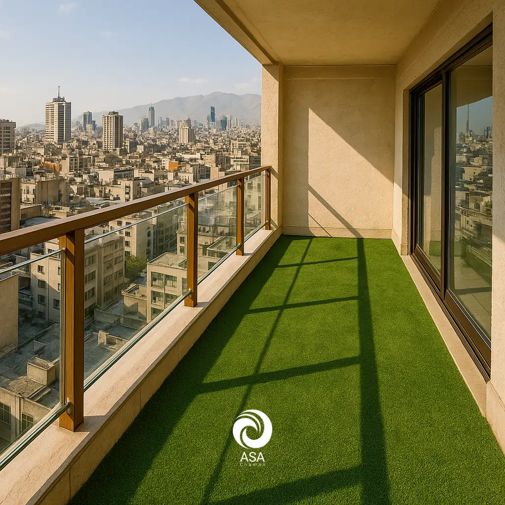 چمن مصنوعی بالکن