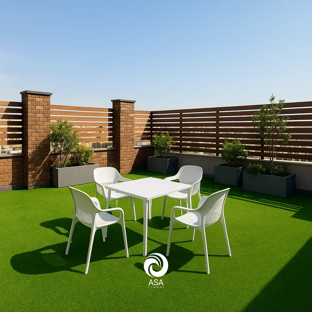 چمن مصنوعی حیات و تراس